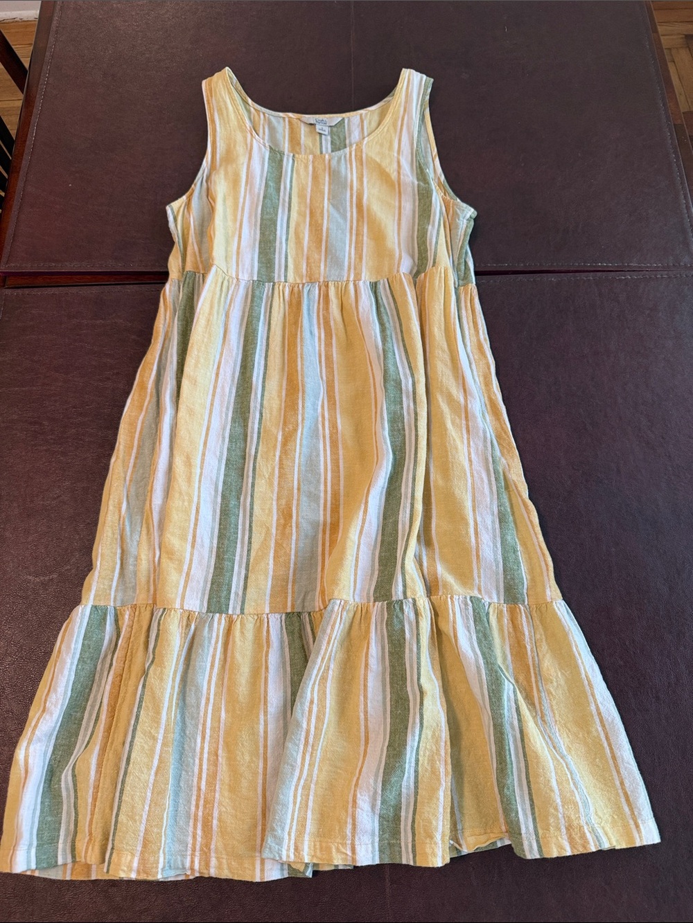 Striped feminine Sleeveless Summer Dress